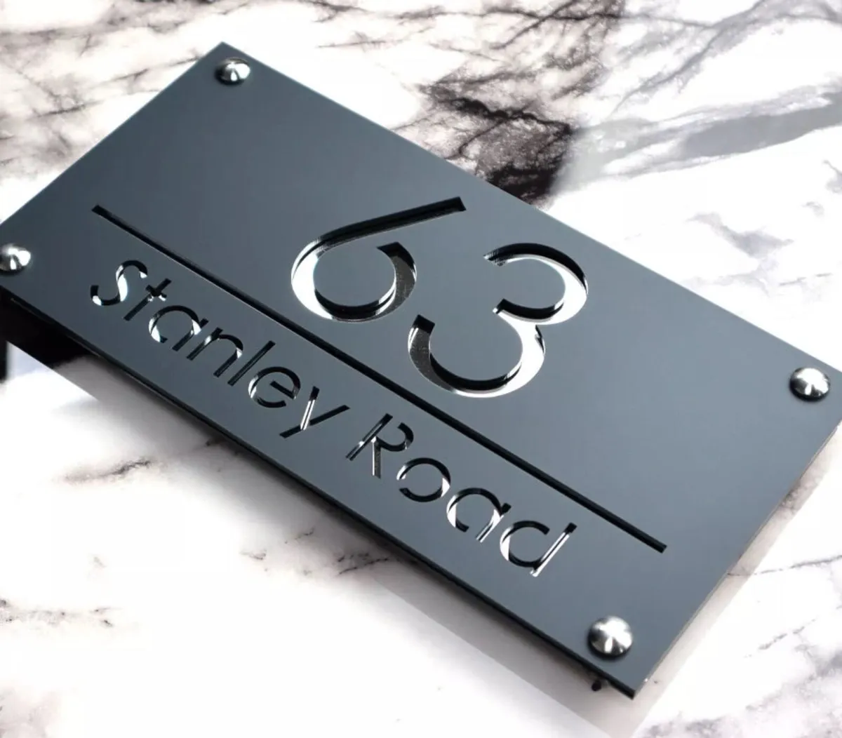 Personalised Address Plaque House Number Sign - Image 3