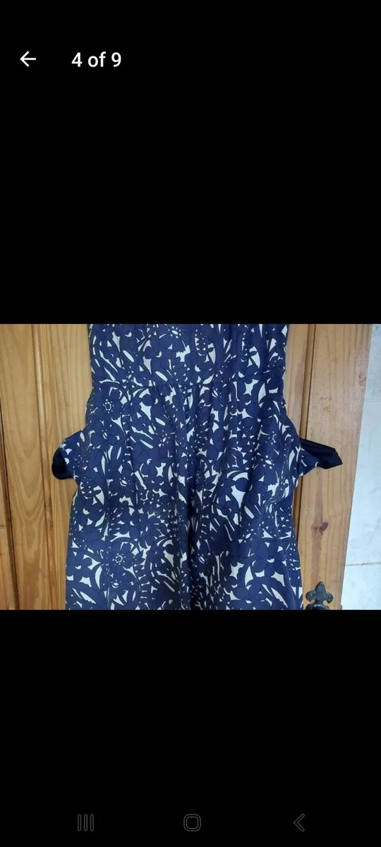 Zara navy floral dress (free postage) - Image 4
