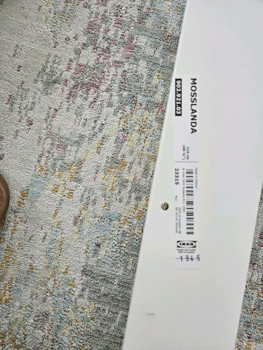 4 white ikea picture shelf. - Image 2