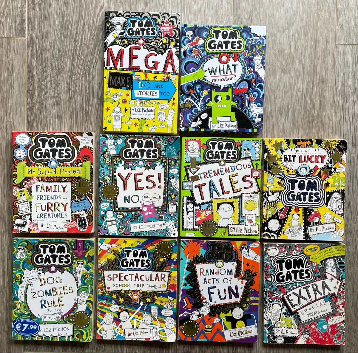 Tom Gates Books - 10 Books - 2 Hardback