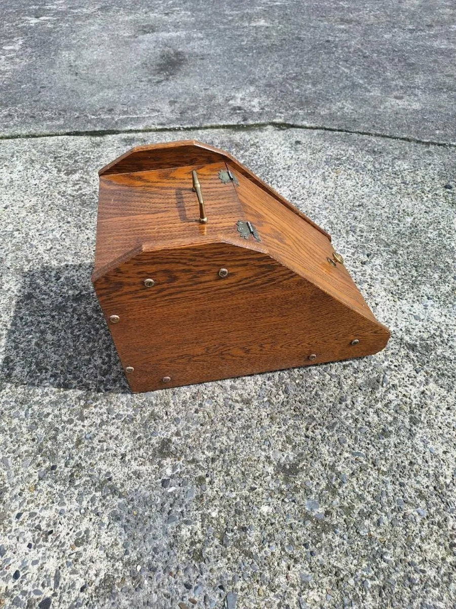 Heavy vintage coal scuttle - Image 2