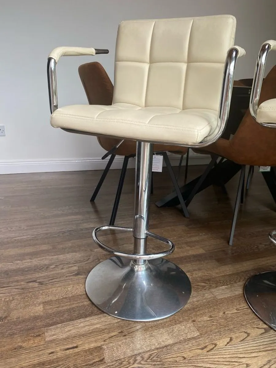 Leather Bar Stools - Image 2