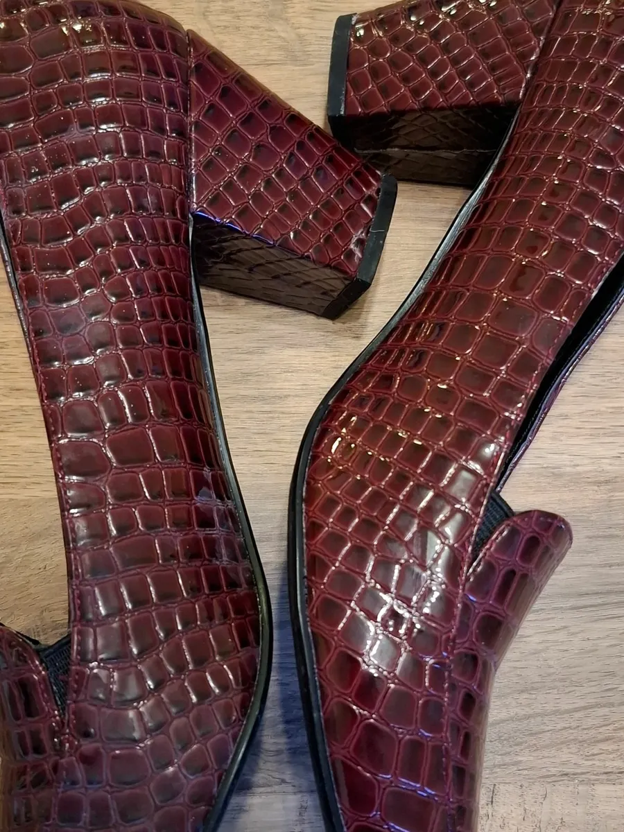 Ladies shoes burgundy size 43 - Image 4