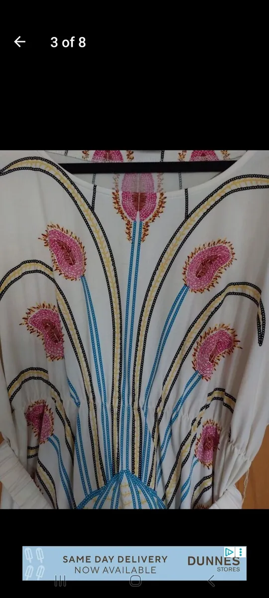 Peacock floral top (free postage) - Image 3