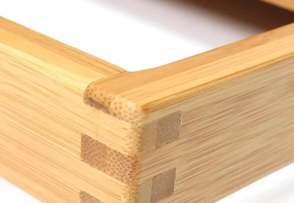 Bamboo Bath Caddy Tray Bamboo Tidy Caddy NEW - Image 4