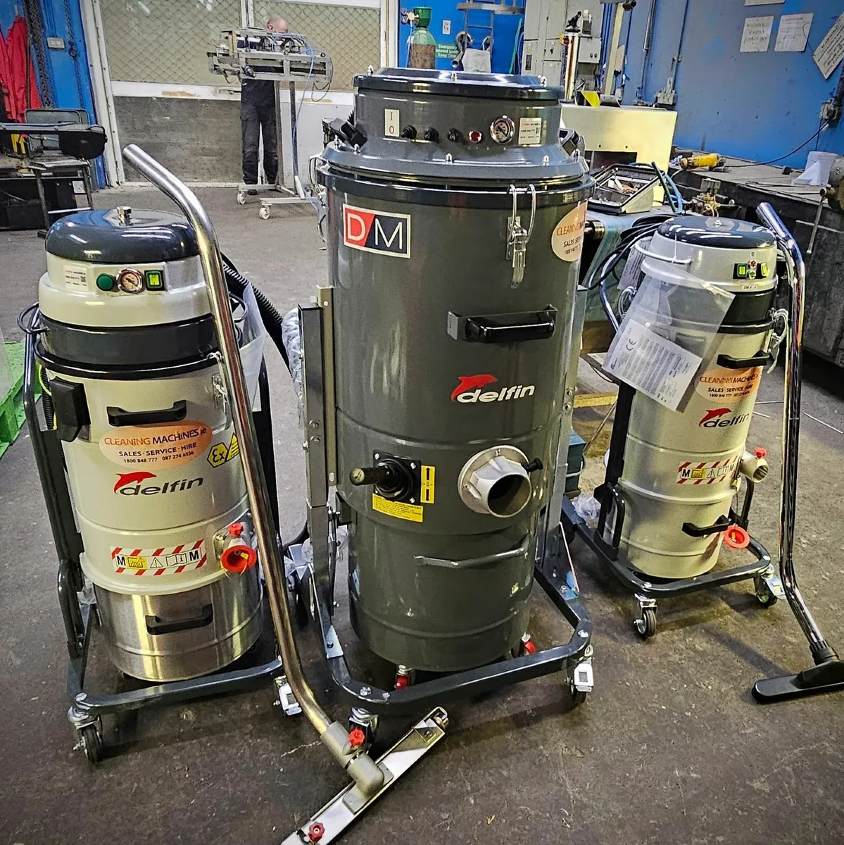 Delfin Industrial Vacuum Cleaners –Brand new - Image 2