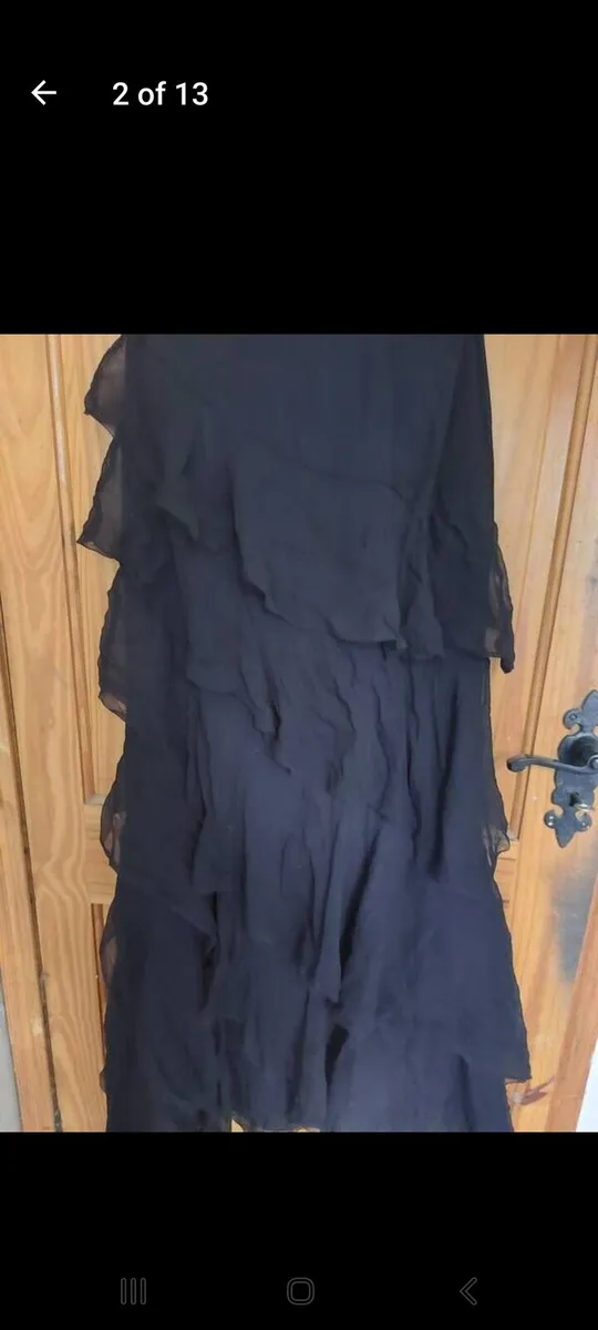 Coast black bandeau silk maxi dress  (free post) - Image 2