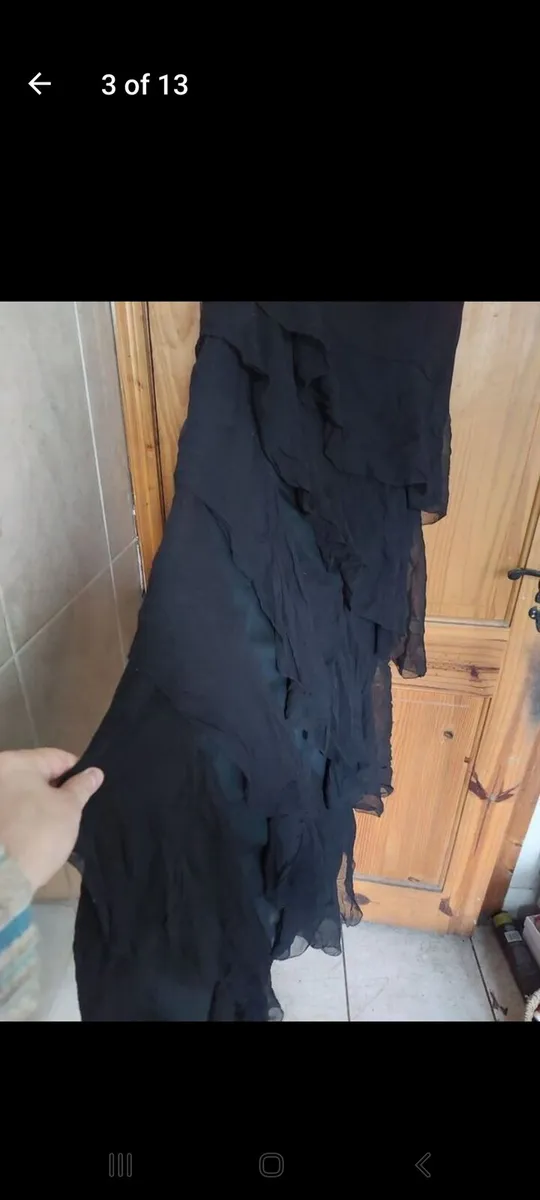 Coast black bandeau silk maxi dress  (free post) - Image 3
