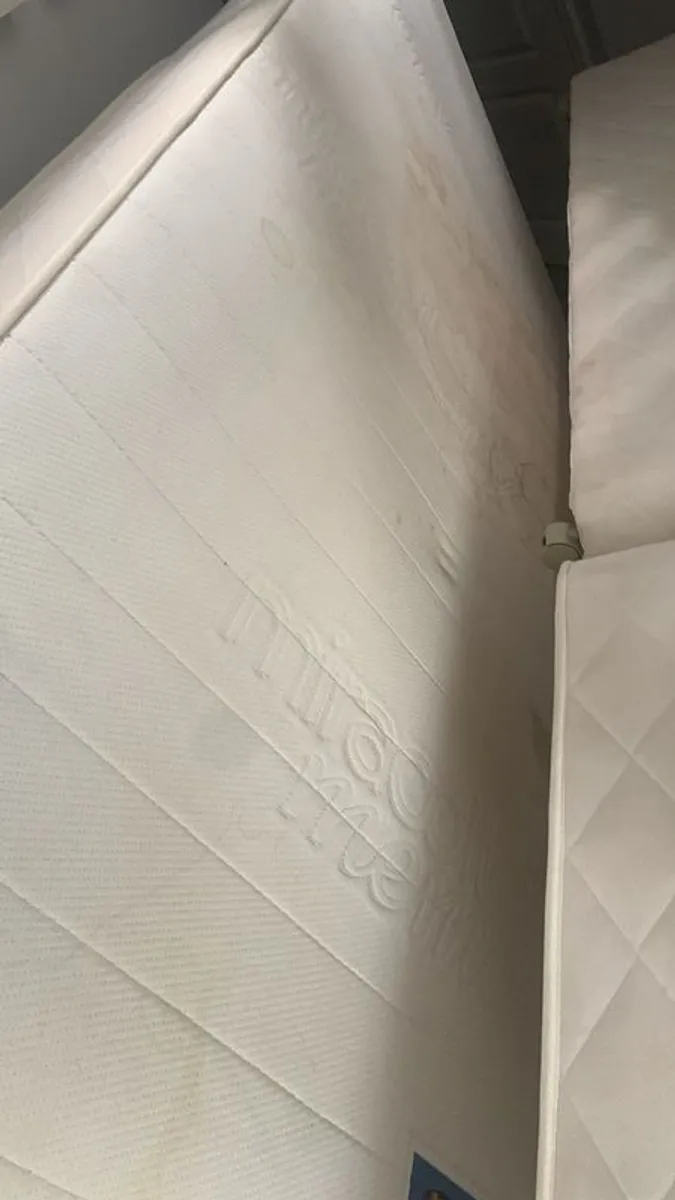 king size mattress and bed frame with drawers - Image 2