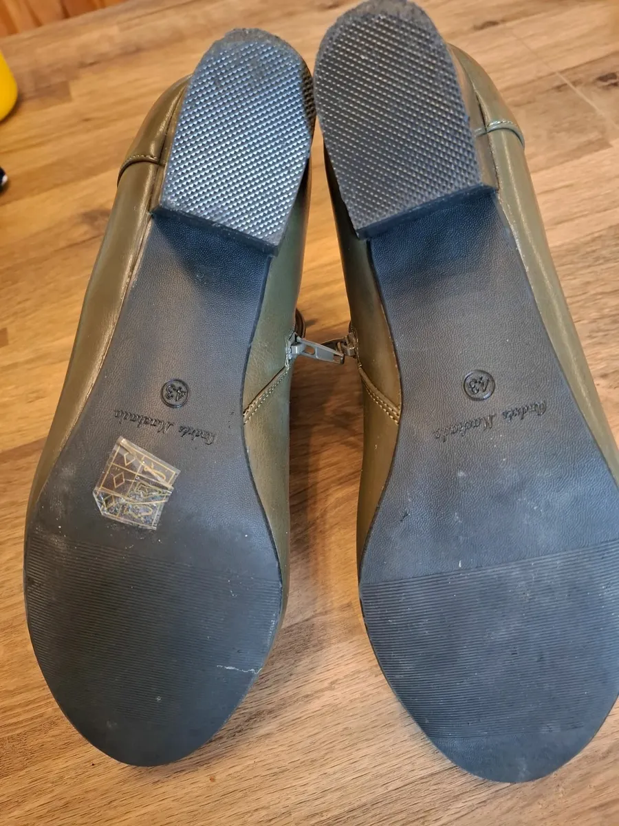 Ankle boots, green size 43 wide - Image 4