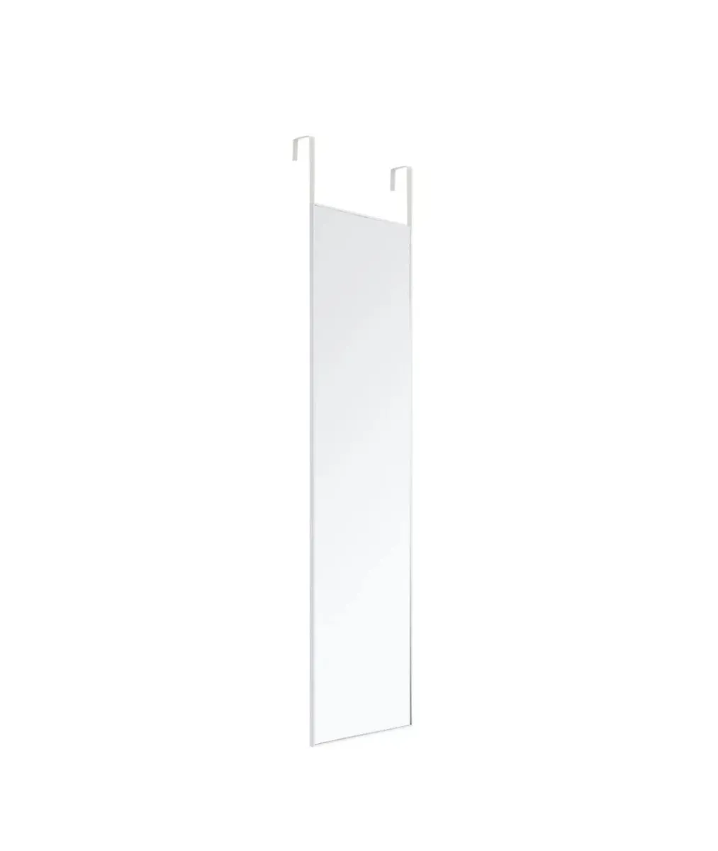 Over the Door Full Length Mirror White Hanging NEW - Image 3