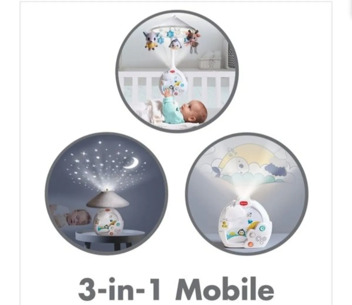 Tiny Love Magical Night 3in1 Mobile Cot Projector - Image 2