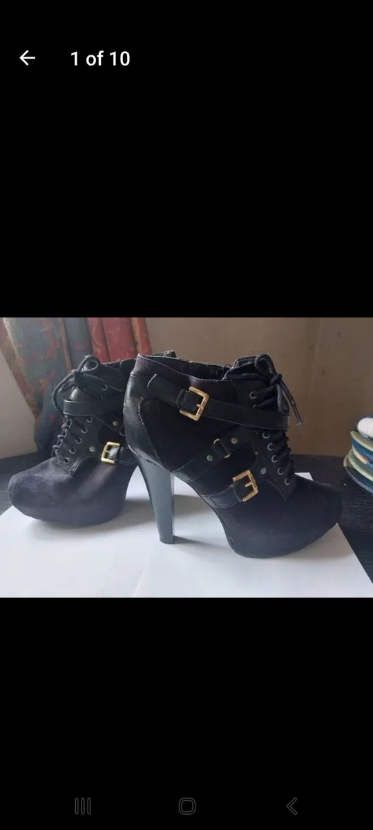 Guess black lace ankle boot (free post) - Image 1