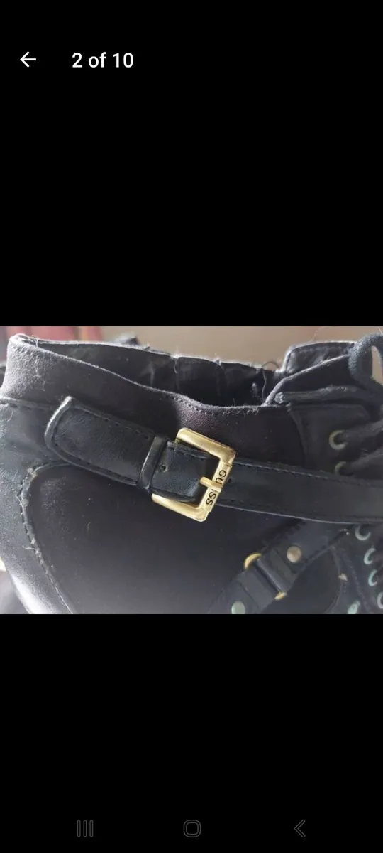 Guess black lace ankle boot (free post) - Image 2