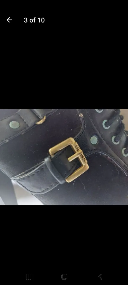 Guess black lace ankle boot (free post) - Image 3