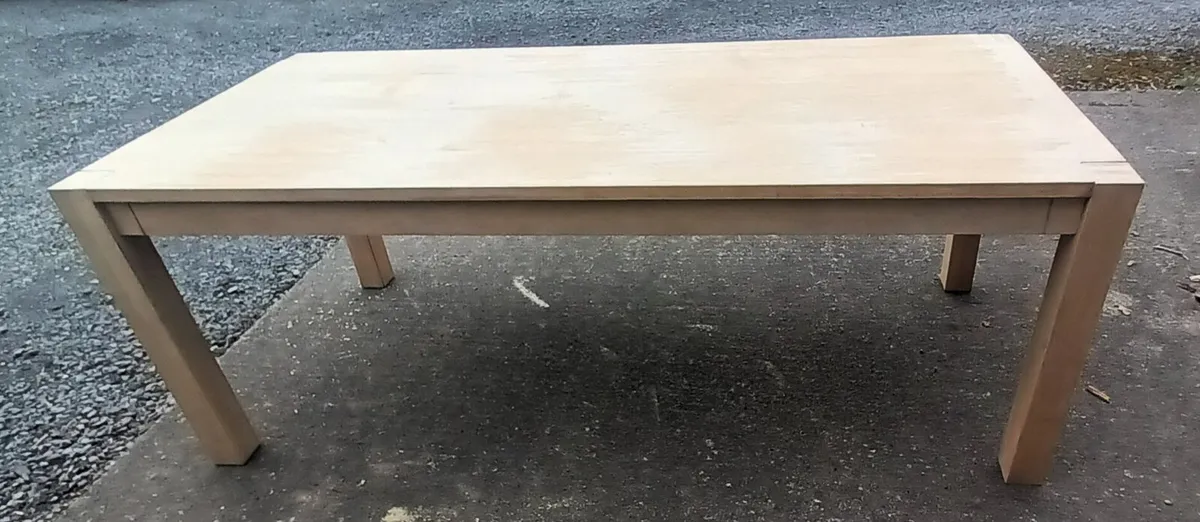 Rectangular oak table - Image 3
