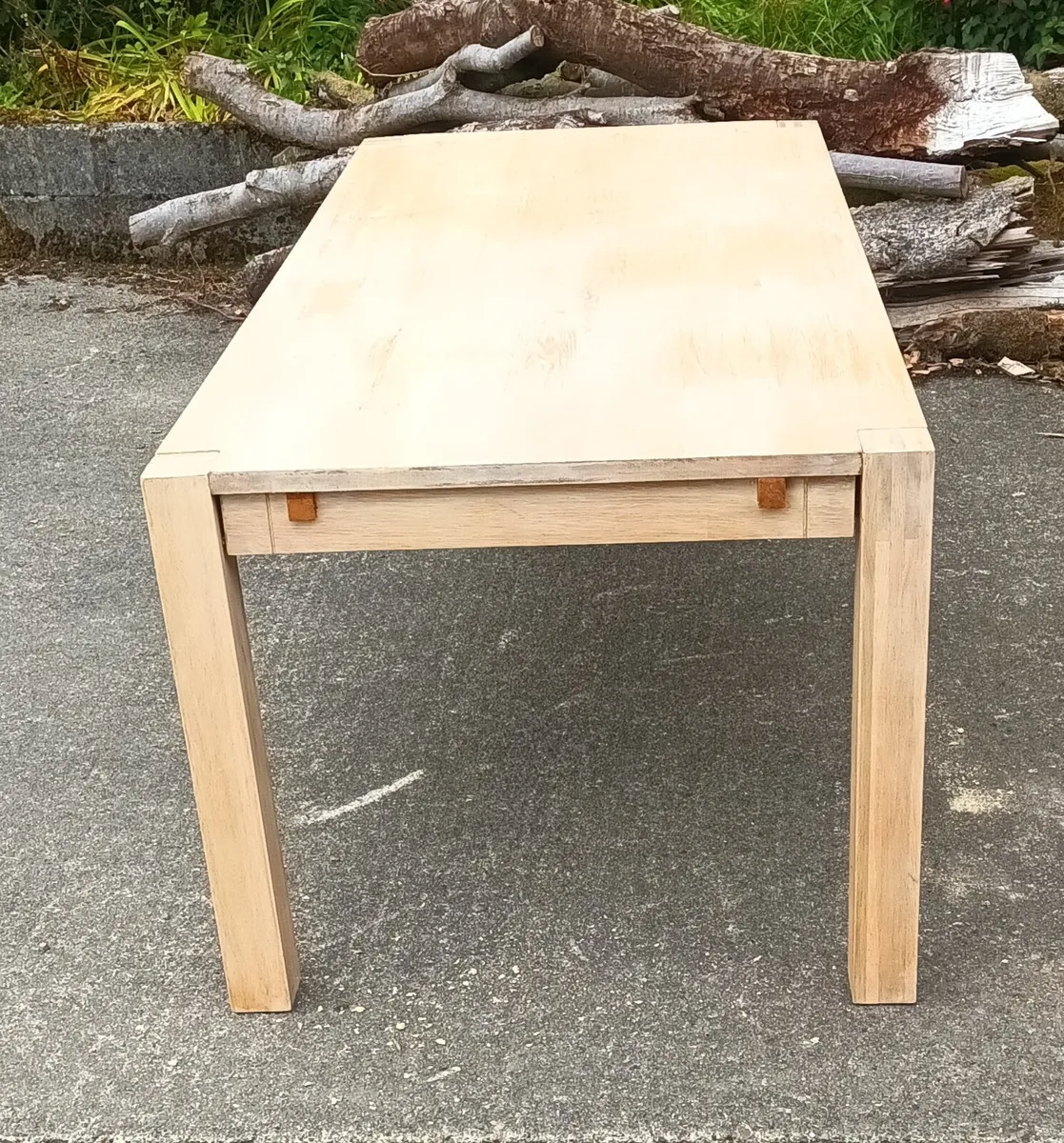 Rectangular oak table - Image 1