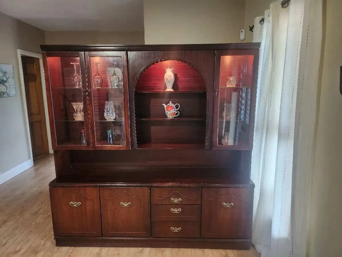 Cabinet Solid Mahogany - Image 1