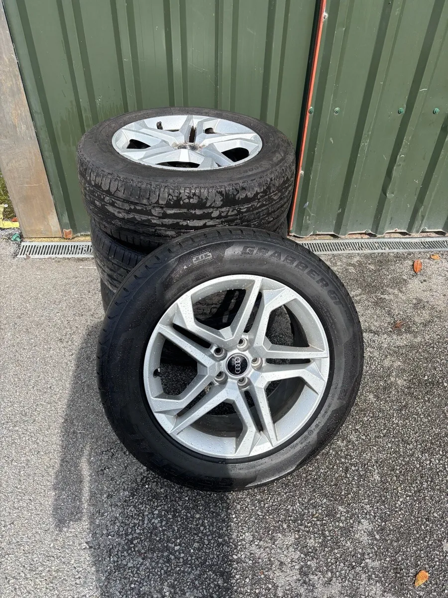 18” Genuine Audi Q5-Q7 Alloys With Good Tyres - Image 1