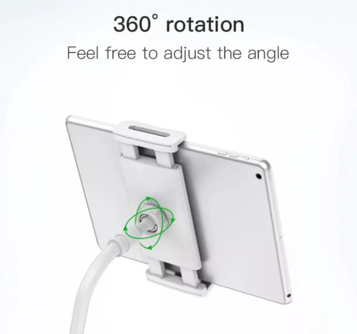 Gooseneck Lazy Bed Clamp iPad Tablet Holder - Image 3