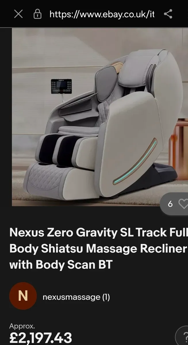2024 Full Body Zero Gravity Massage Recliner Chair - Image 3