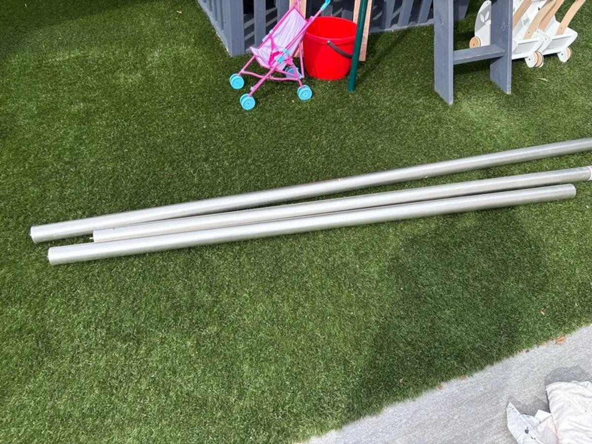 Free Curtains and curtain poles, all fixtures and tie backs - Image 1