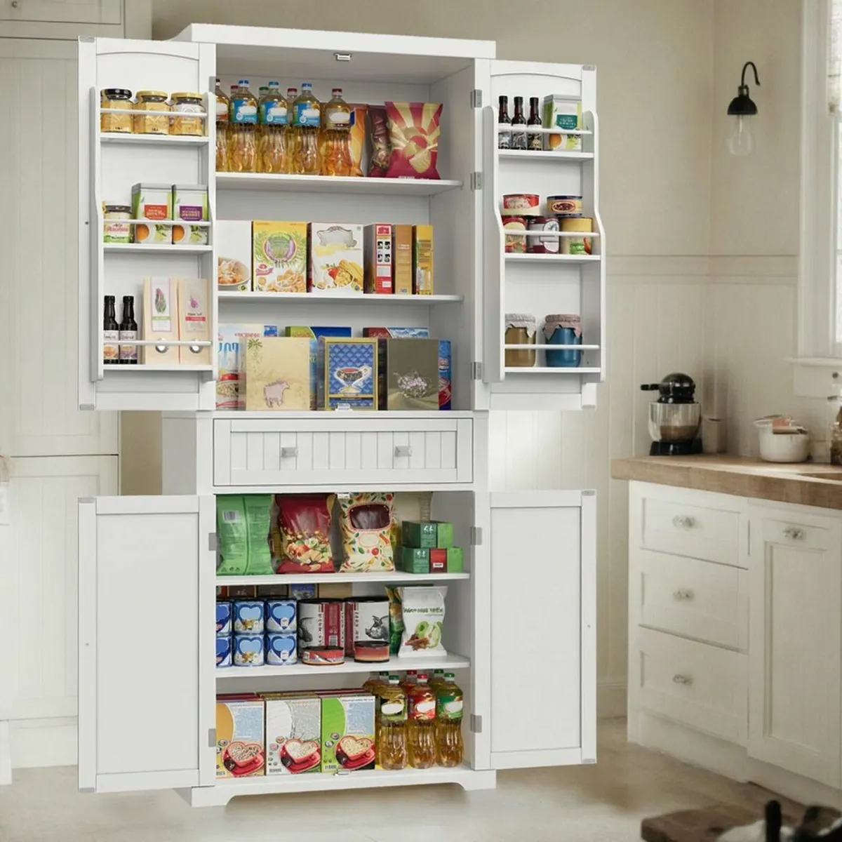 Kitchen Cabinet, Dining Room Cabinet, Tall Cabine - Image 3