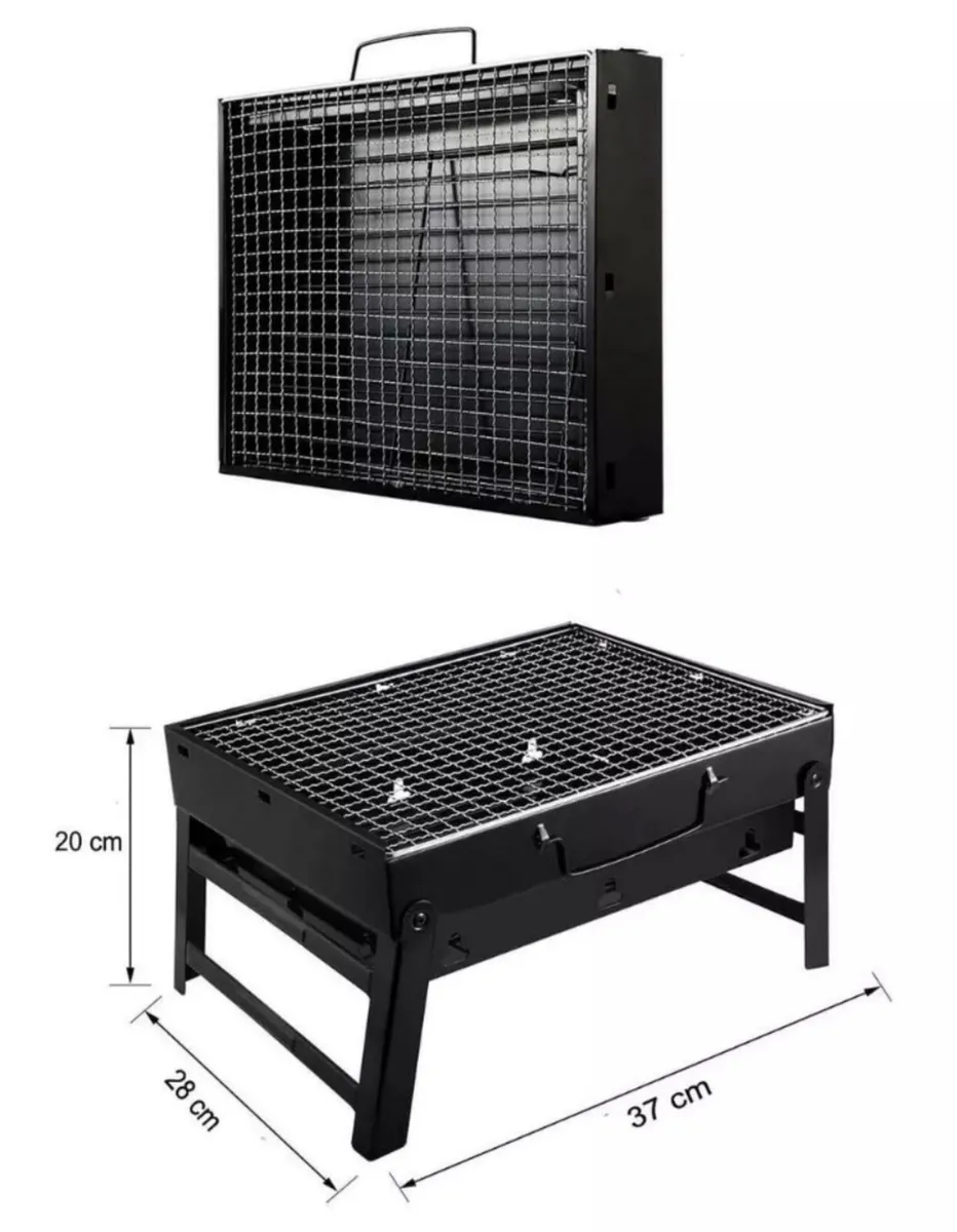 Portable Folding BBQ Barbecue Grill Compact NEW - Image 3