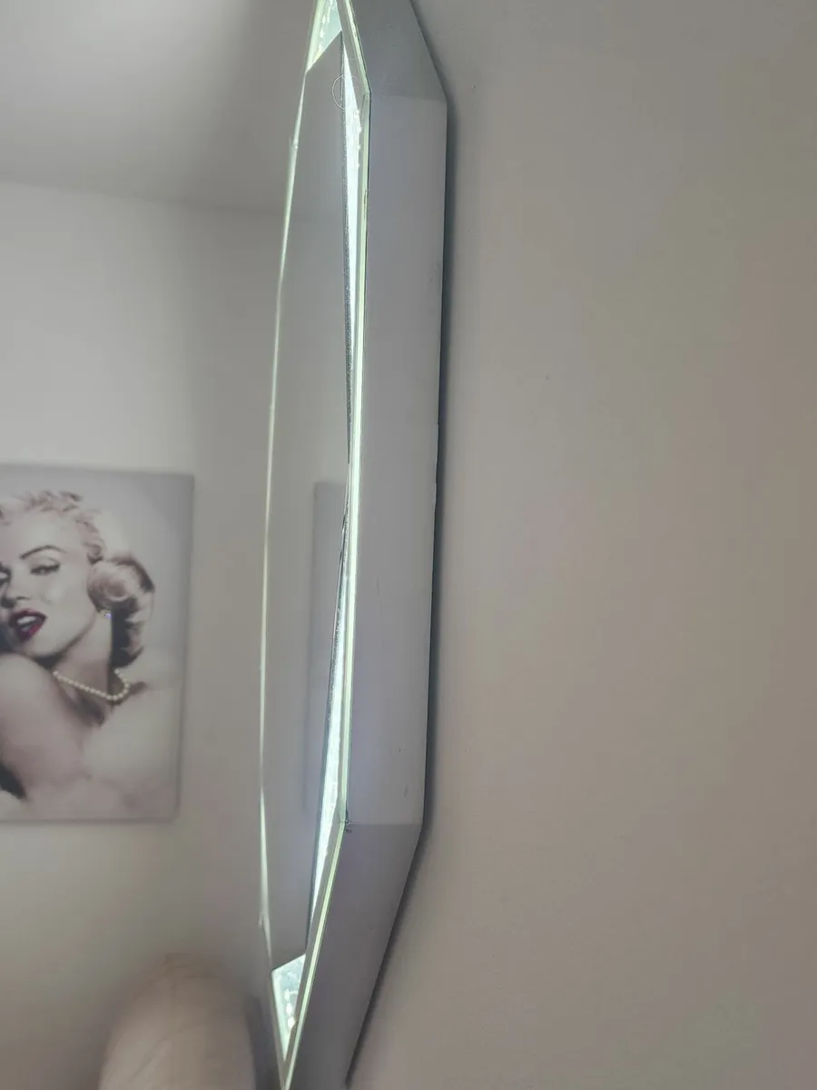 Beautiful LED Hexagonal  lighted mirror - Image 1