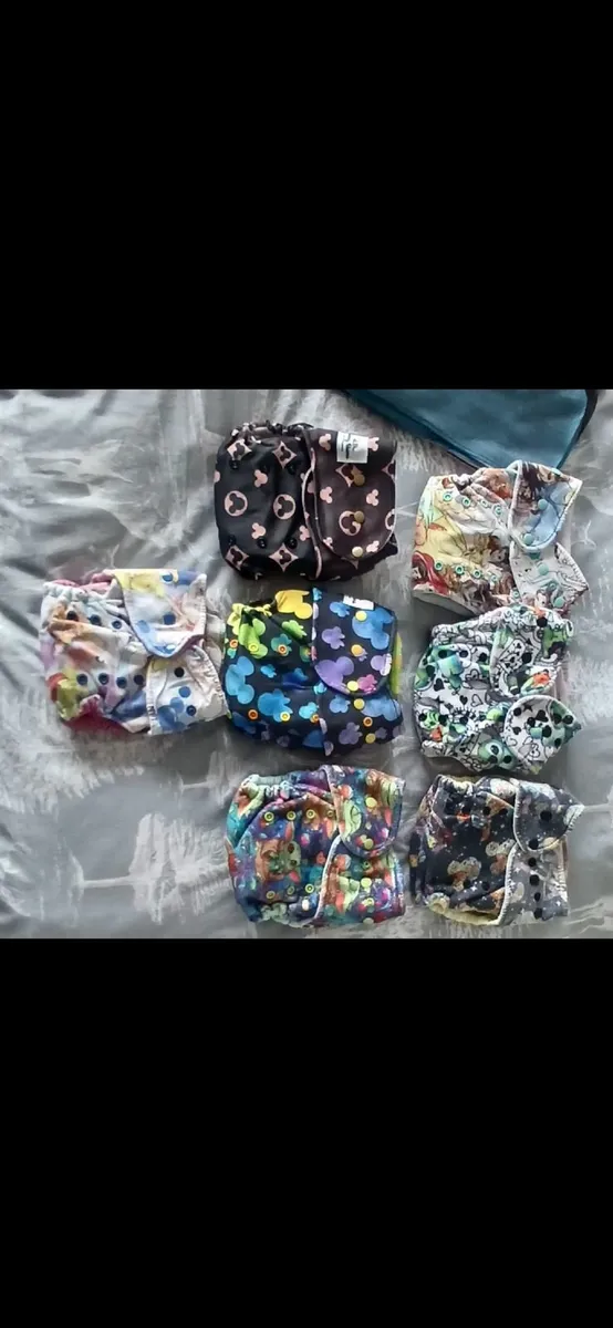 67 x cloth nappies bundle