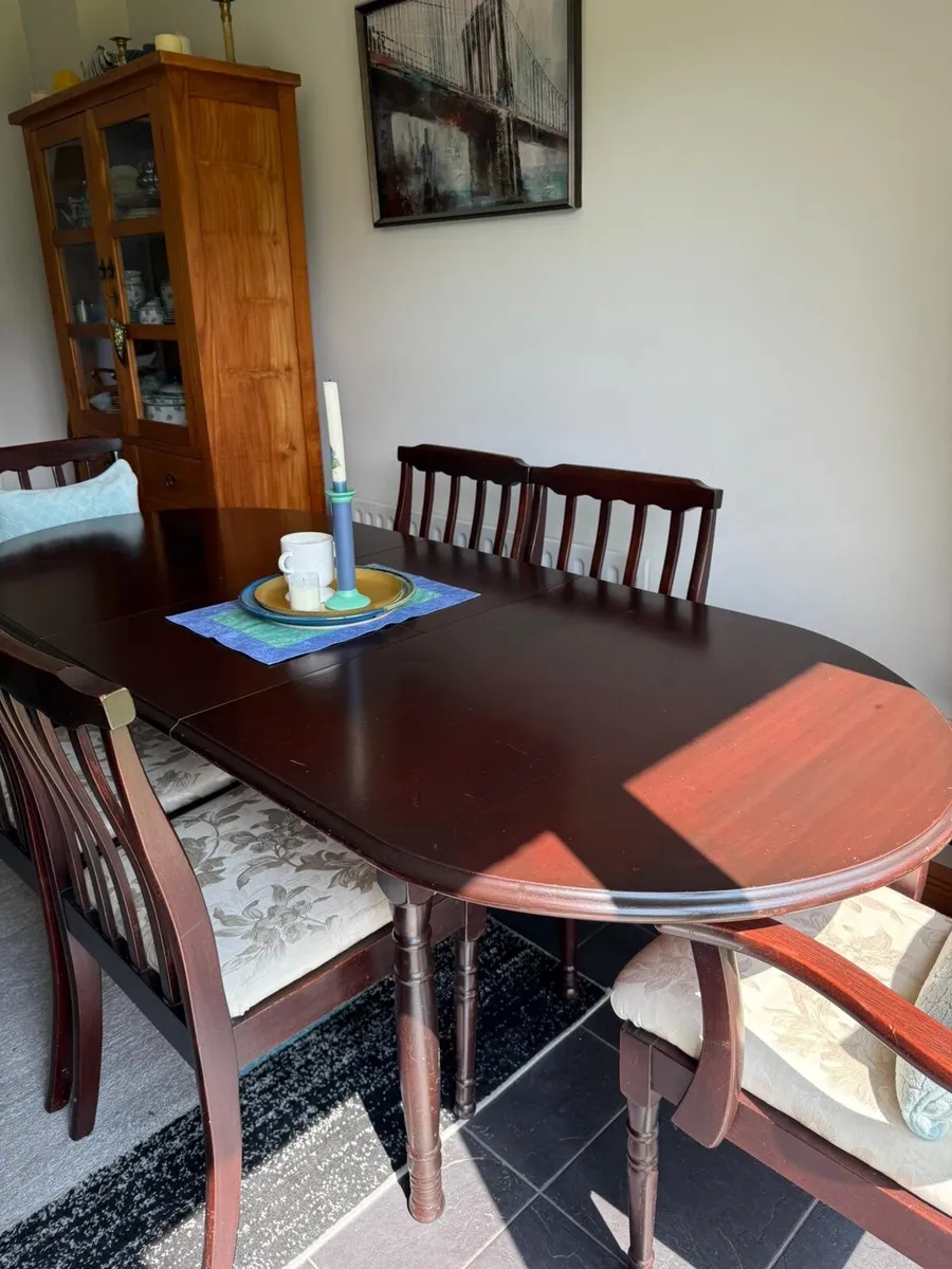 Dining Table and 6 Chairs - Image 2
