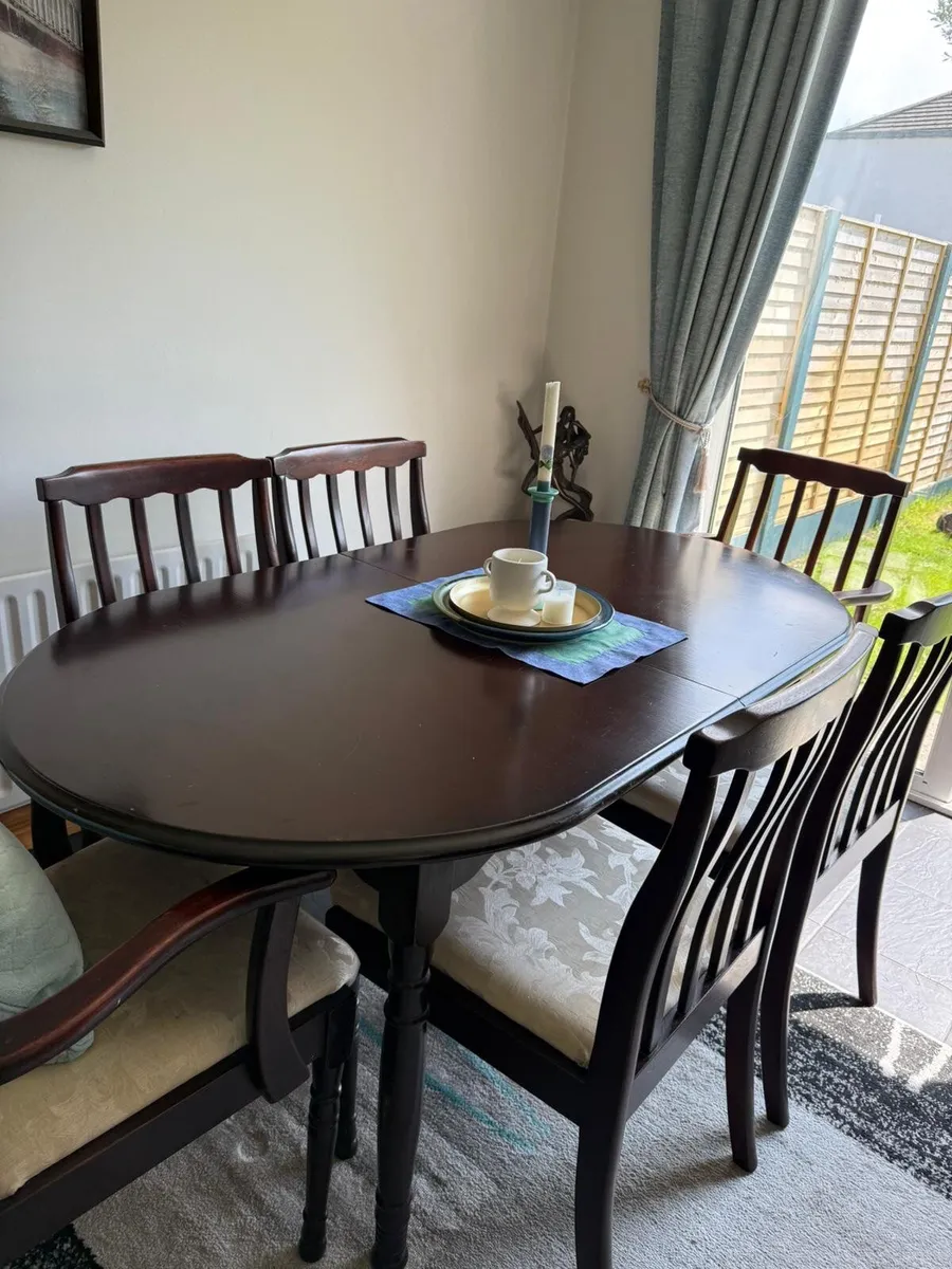 Dining Table and 6 Chairs - Image 3