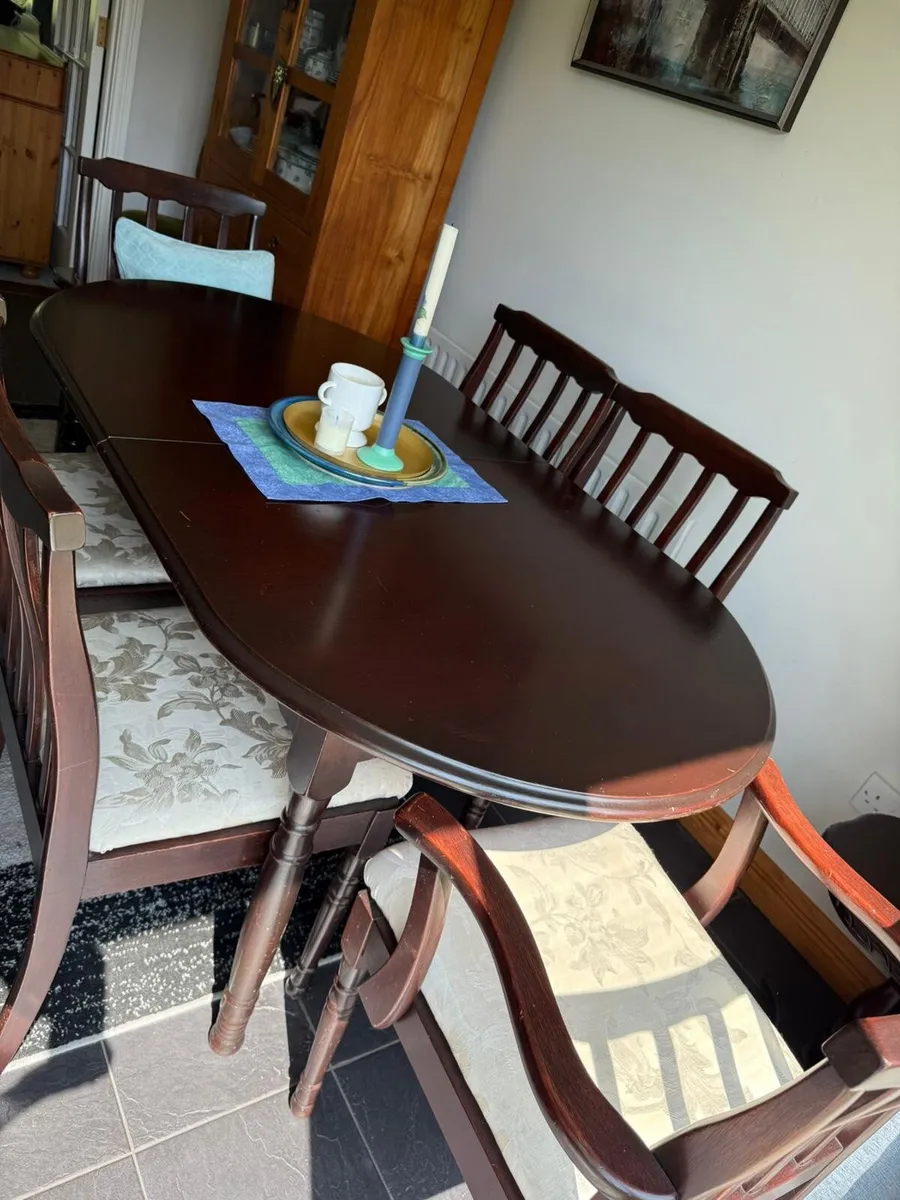 Dining Table and 6 Chairs - Image 4