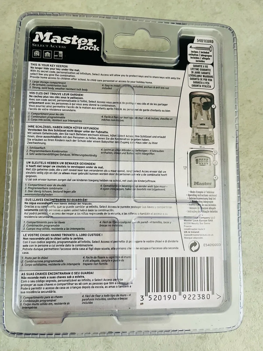 New packed master lock for keys - Image 2
