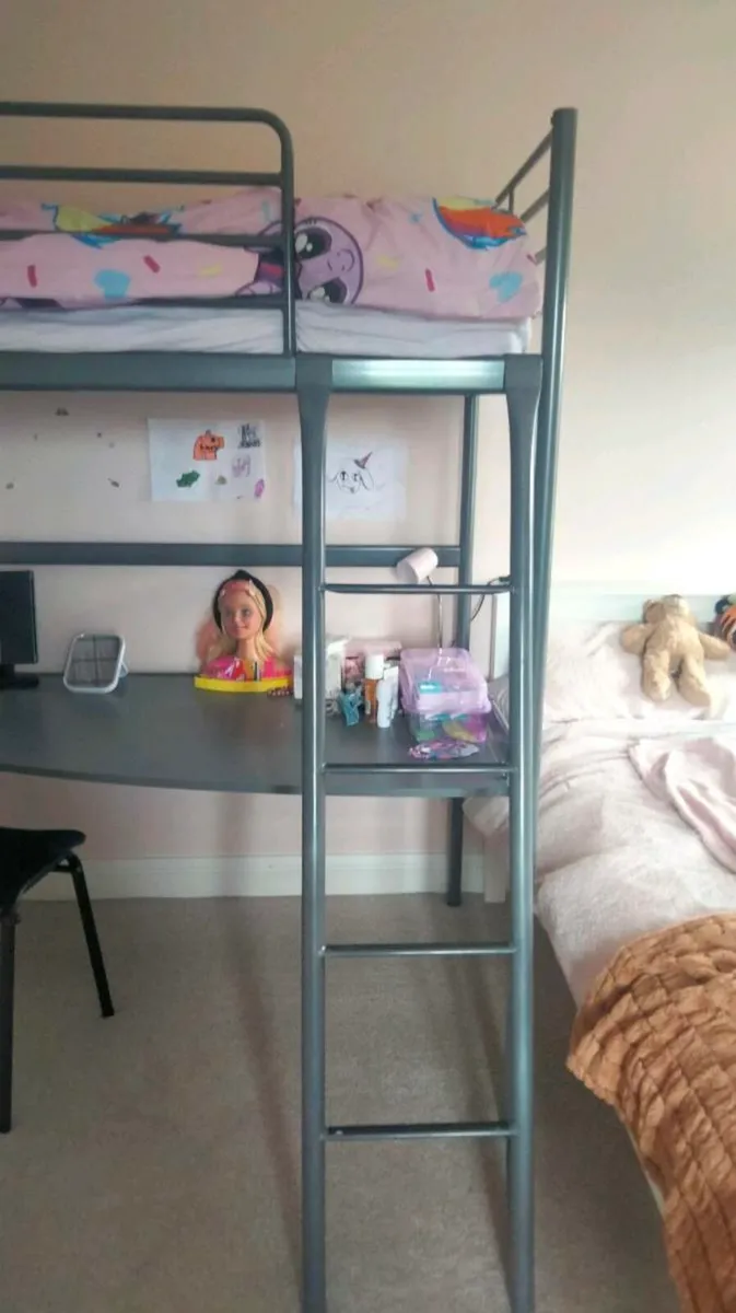 Bunk Bed and Desk - Image 2
