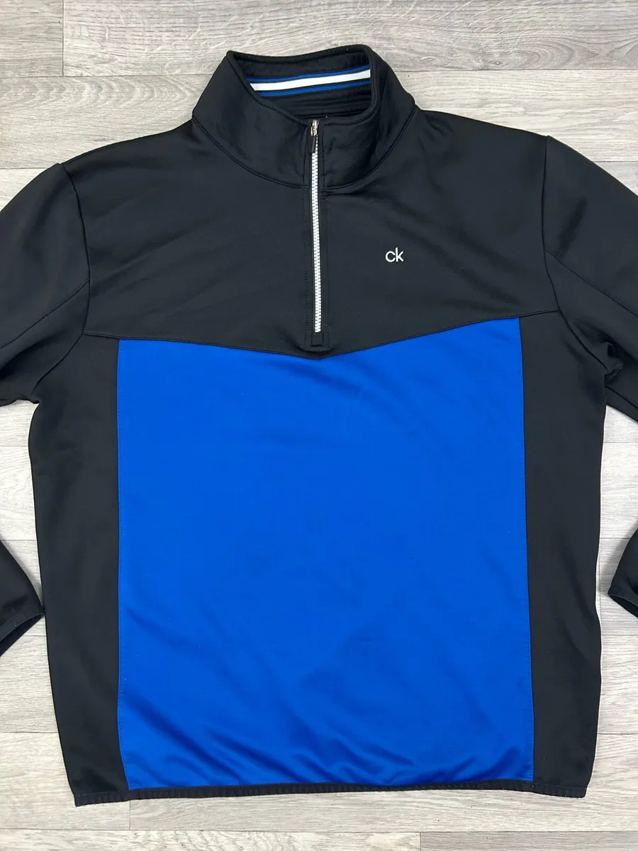 CK Calvin Klein Golf Half Zip Jumper Mens XL - Image 2