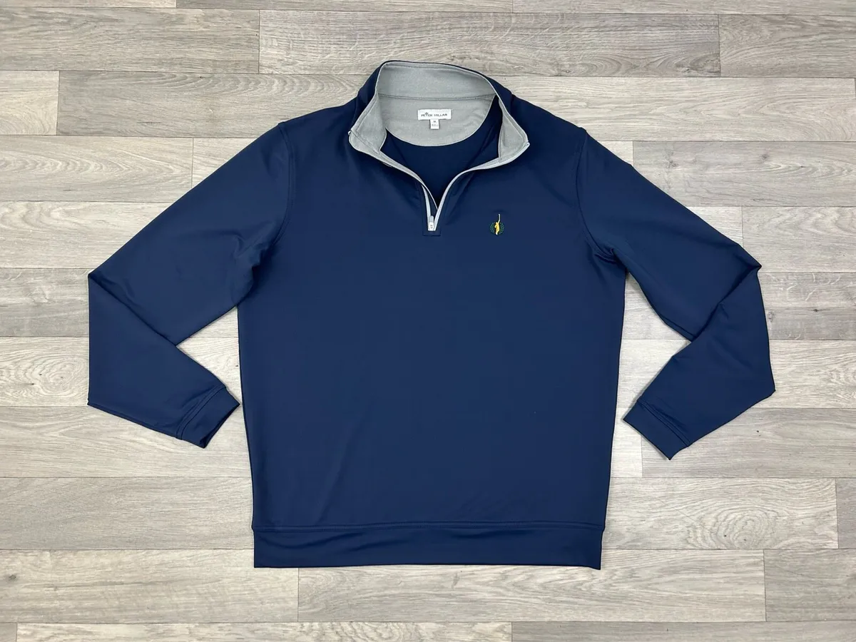 Peter Millar Half Zip Golf Jumper Mens Medium - Image 1