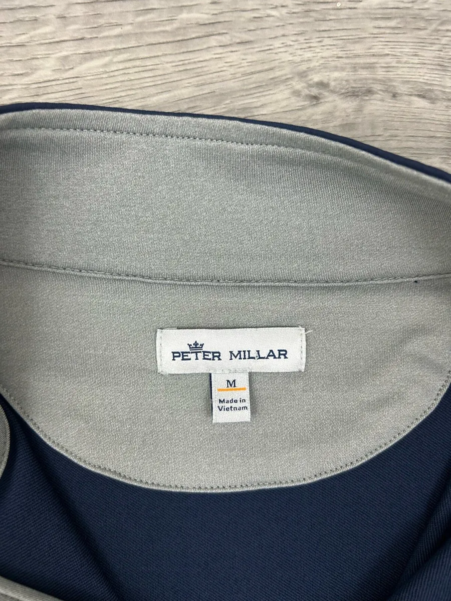 Peter Millar Half Zip Golf Jumper Mens Medium - Image 4