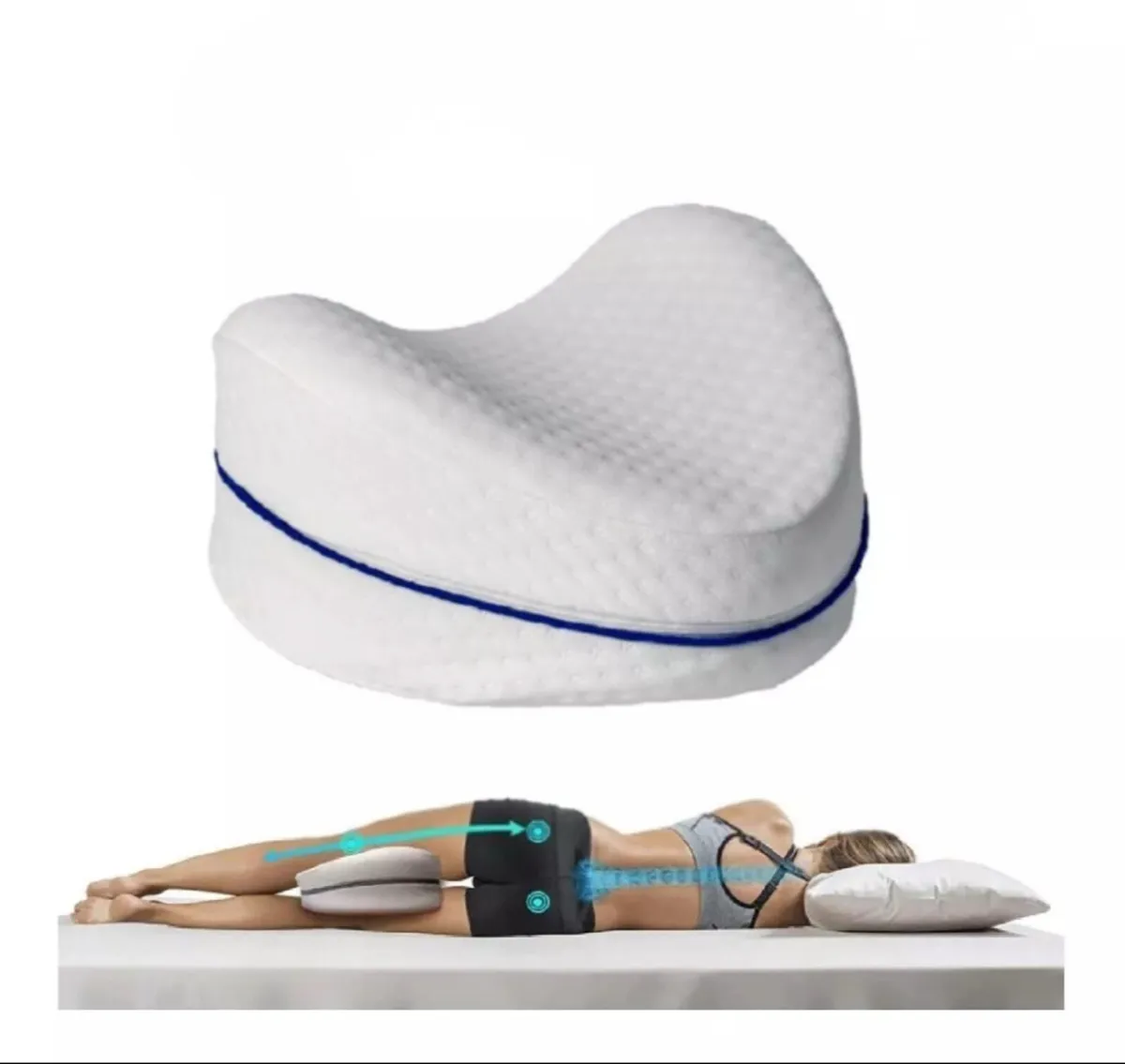 Contour Memory Foam Leg Pillow Support NEW - Image 1