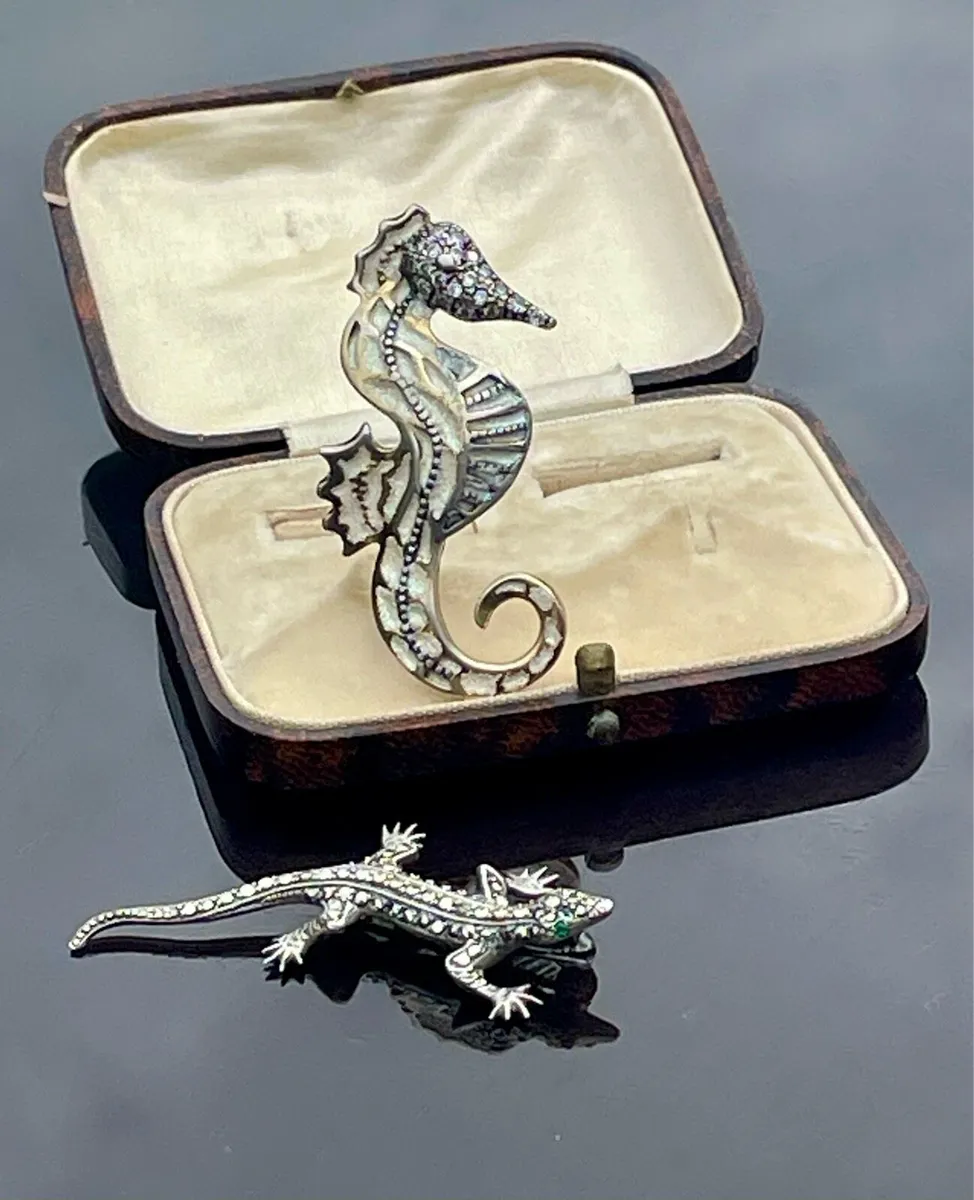Vintage Silver Brooches - Image 2