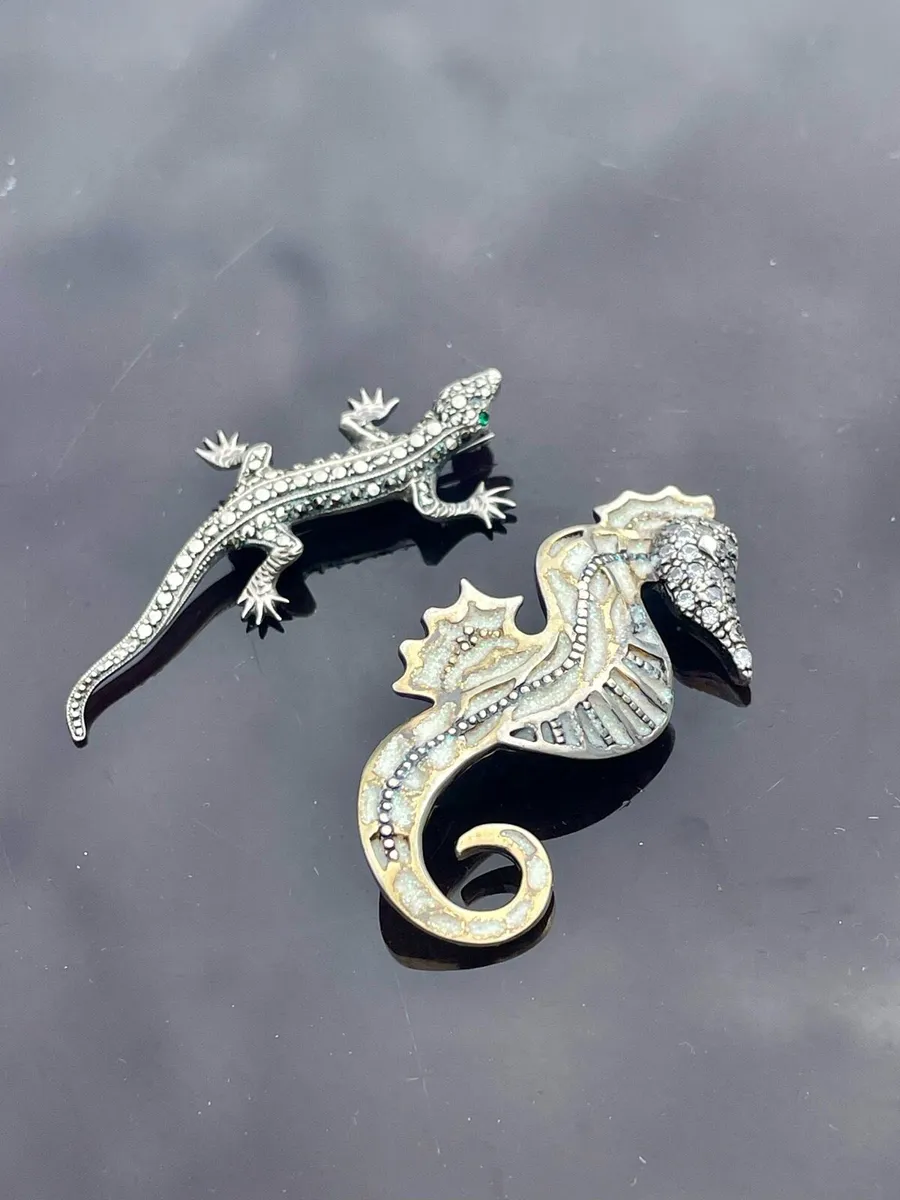 Vintage Silver Brooches - Image 3