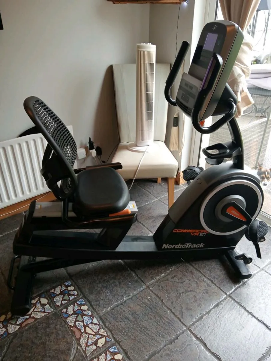 Nordictrack commercial vr21 recumbent bike - Image 1