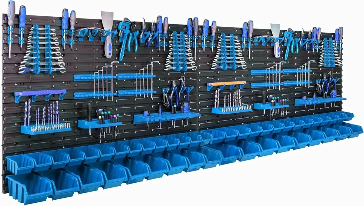 46 Stacking Boxes, Wall Shelf Tool Holder . - Image 1