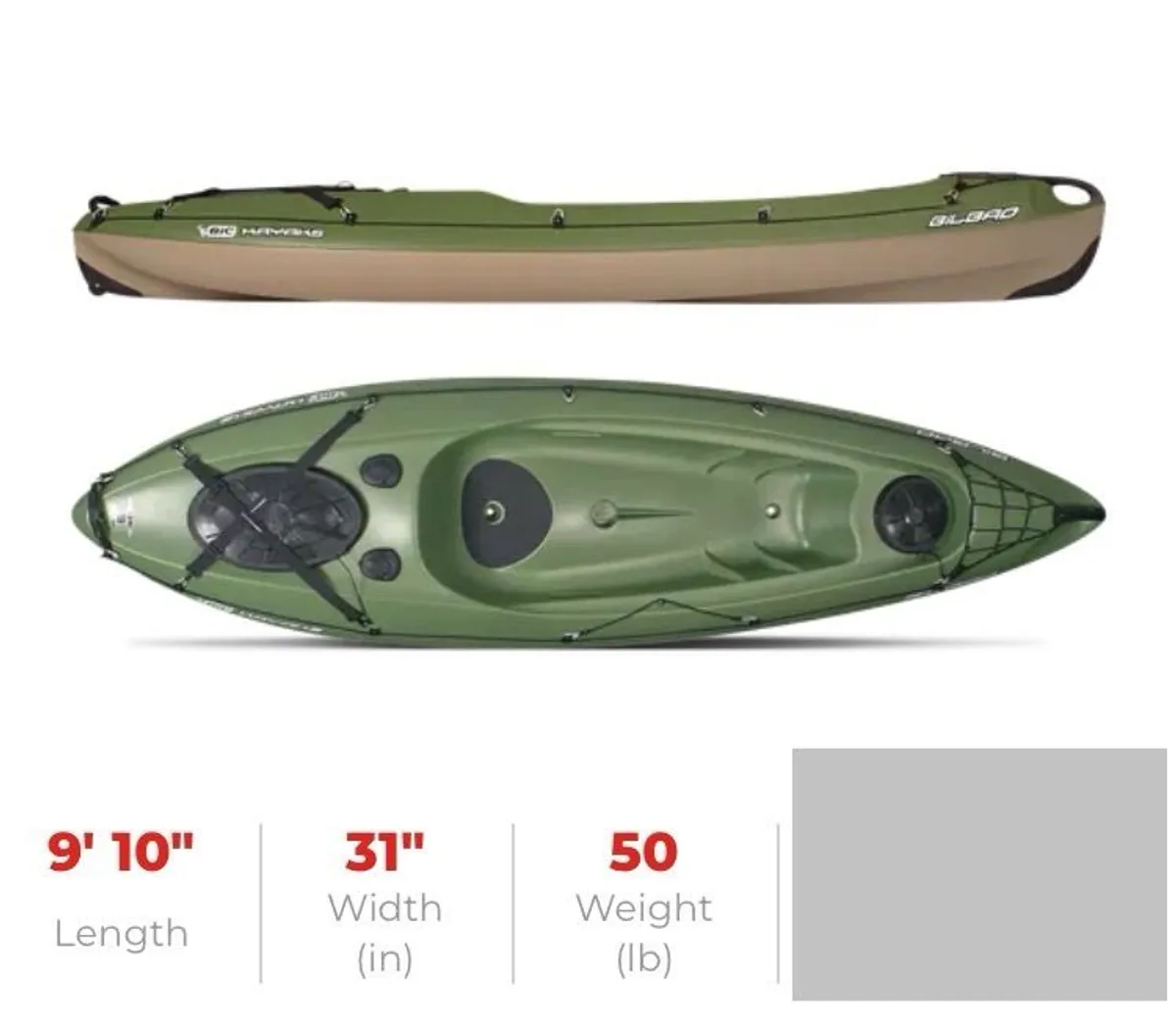 Bic Bilbao Fishing Kayak - Image 2