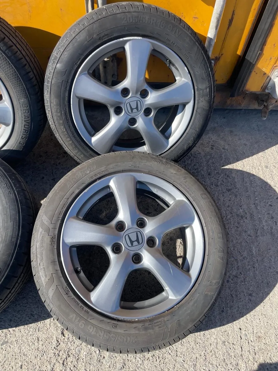 Honda Civic/Accord; Alloy Wheels&Tyres 205/55R16 - Image 4