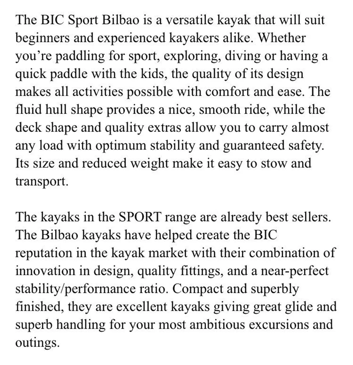 Bic Bilbao Kayak - Image 4