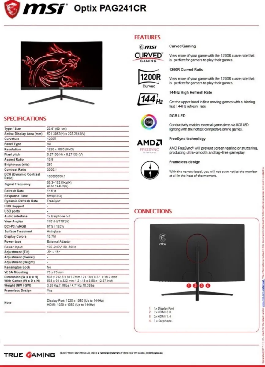 Gaming monitor - Image 1