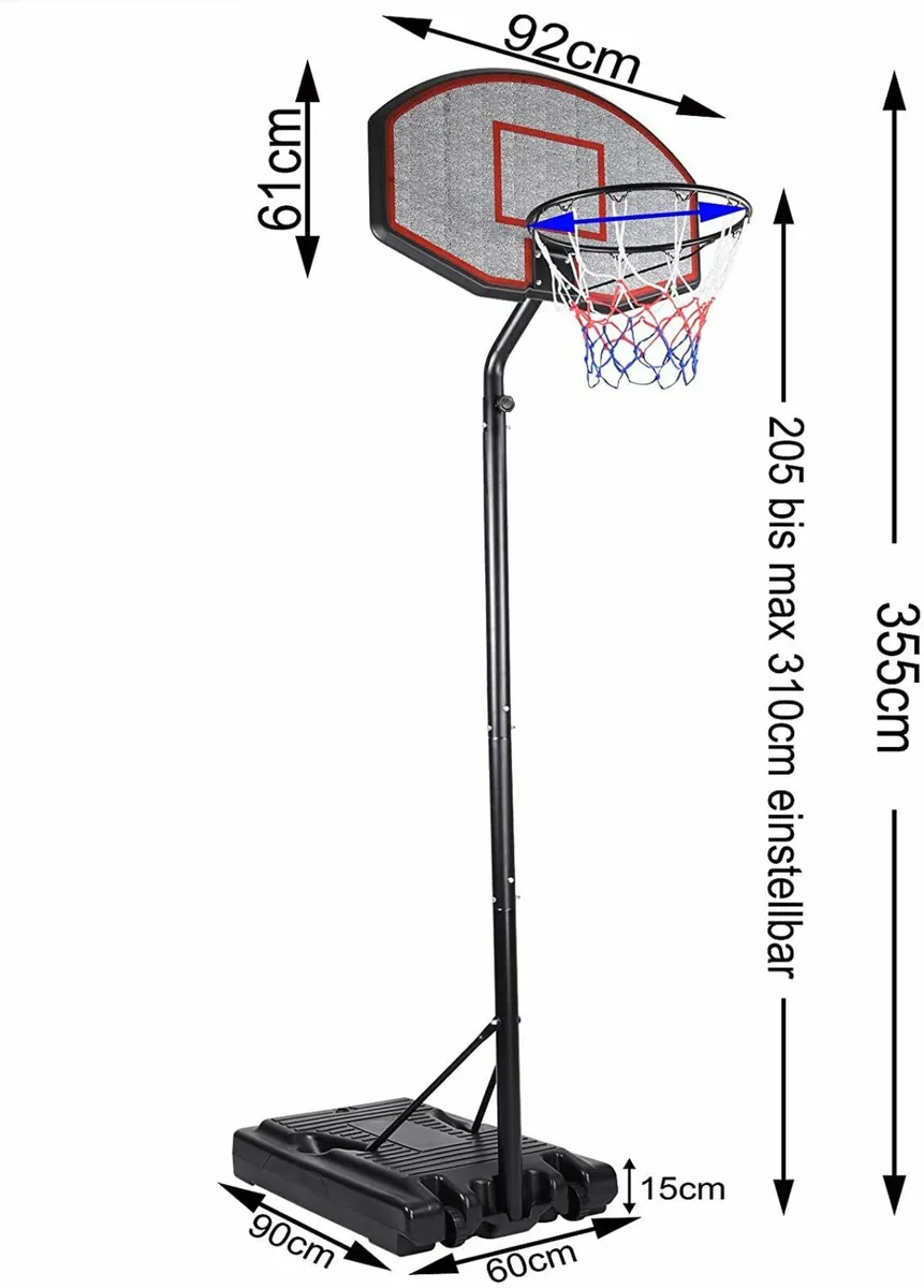 Basketball Hoop with Stand ..Free Delivery - Image 4