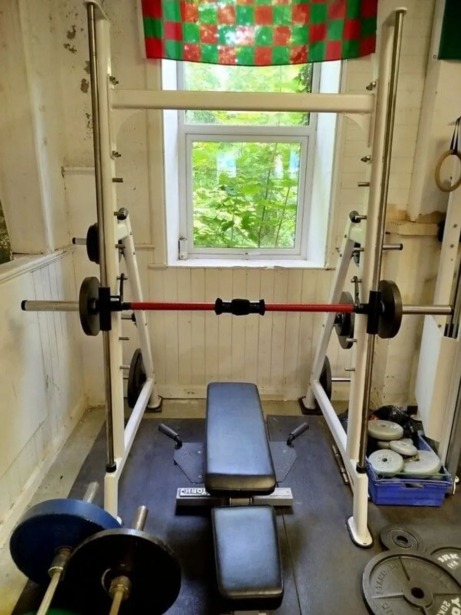 Exigo GQ Smith Machine, Weights & Bench Bundle - Image 1