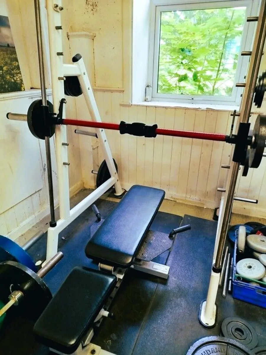 Exigo GQ Smith Machine, Weights & Bench Bundle - Image 3